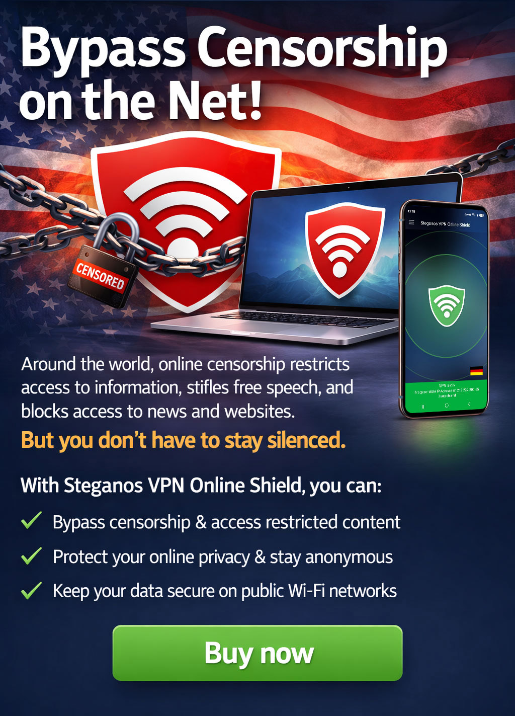 Bypass Censorship on the Net!